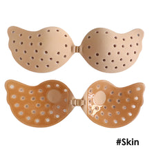 Load image into Gallery viewer, Silicone Push Up Bra Self Adhesive Strapless Invisible Bra Adhesive Breast Pasty Nu Bra Chest Paste Invisible Bra Nipple Pads