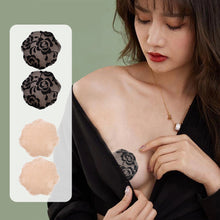 Load image into Gallery viewer, Women Solid Silicone Milk Paste Lace Invisible Chest Paste Seamless Chest Paste Underwear Accessories Bra
