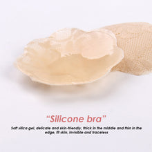Load image into Gallery viewer, Women Solid Silicone Milk Paste Lace Invisible Chest Paste Seamless Chest Paste Underwear Accessories Bra