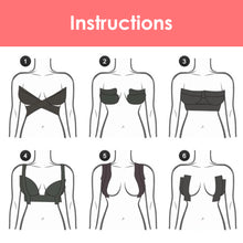Load image into Gallery viewer, Women Adhesive Invisible Bra Nipple Pasties Covers Breast Lift Tape Bralette Anti Bump Strapless Traceless Elastic Sticky Pad