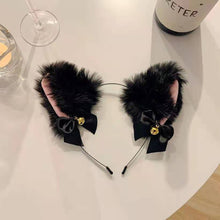 Load image into Gallery viewer, Cat Ears Headband Party Cosplay Hair Hoops Hair Accessories Bells Cute Sexy Hairband Women Ornament Head Band Lady Fashion Hair Accessories