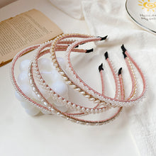 Load image into Gallery viewer, Women Elegant Full Pearls Simple Hairbands Sweet Headband Hair Hoops Holder Ornament Head Band Lady Fashion Hair Accessories
