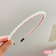 Load image into Gallery viewer, Women Elegant Full Pearls Simple Hairbands Sweet Headband Hair Hoops Holder Ornament Head Band Lady Fashion Hair Accessories