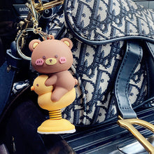 Load image into Gallery viewer, Cute Car Panel Dashboard Decoration Animal Shaking Head Spring Toys PVC Car Ornament Doll Auto Interior Accessories Gift