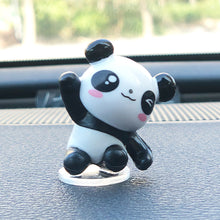 Load image into Gallery viewer, 8Pcs Cute Panda Car Decoration Dashboard Toy Auto Car DIY Cartoon Interior Supplies Decoration Accessories