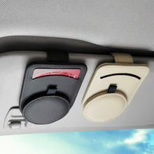 Load image into Gallery viewer, Universal for Car interior parts Card Ticket Fastener Leather Visor Clips for Glasses Sunglasses Holder Clip