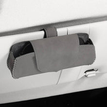 Load image into Gallery viewer, Car Visor Sunglasses Case Suede Eyeglasses Clip Organizer Eyeglasses Holder Storage Organizer