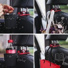 Load image into Gallery viewer, Car Seat Headrest Hook Auto Back Seat Hanger Storage Holder for Handbag Bags Coats Purse
