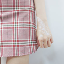 Load image into Gallery viewer, Waterproof White Tattoo Stickers Small Fresh Flower Tattoo Stickers Collarbone Arm Leg Chest Body Art Tattoo for Women