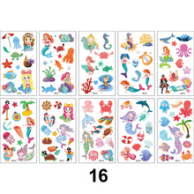 Load image into Gallery viewer, Children Waterproof Tattoo Stickers Cartoon Cute Funny Temporary Stickers Face Body Art Tattoo Stickers for Kids