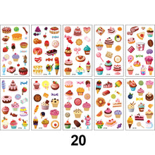 Load image into Gallery viewer, Children Waterproof Tattoo Stickers Cartoon Cute Funny Temporary Stickers Face Body Art Tattoo Stickers for Kids