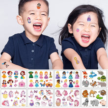 Load image into Gallery viewer, Cartoon Tattoo Stickers Children Funny Temporary Tattoo Stickers Cute Animal Tattoo Stickers Face Body Art Tattoo