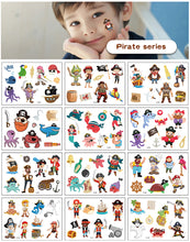 Load image into Gallery viewer, Cartoon Tattoo Stickers Children Funny Temporary Tattoo Stickers Cute Animal Tattoo Stickers Face Body Art Tattoo