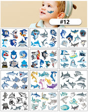 Load image into Gallery viewer, Cartoon Tattoo Stickers Children Funny Temporary Tattoo Stickers Cute Animal Tattoo Stickers Face Body Art Tattoo
