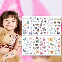 Load image into Gallery viewer, Children Waterproof Tattoo Stickers Girl Boy Cartoon Dinosaur Car Ocean Watch Tattoo Stickers Face Body Art Tattoo