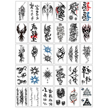 Load image into Gallery viewer, Small Fresh Tattoo Stickers Flowers Butterfly English Letters Face Arm Leg Chest Body Art Tattoo Stickers For Women Men