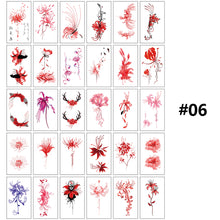 Load image into Gallery viewer, Small Fresh Tattoo Stickers Flowers Butterfly English Letters Face Arm Leg Chest Body Art Tattoo Stickers For Women Men