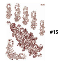 Load image into Gallery viewer, Vermillion Lace Tattoo Stickers Waterproof Long Lasting Tattoo Stickers Arm Leg Chest Body Art Tattoo For Women