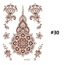 Load image into Gallery viewer, Vermillion Lace Tattoo Stickers Waterproof Long Lasting Tattoo Stickers Arm Leg Chest Body Art Tattoo For Women