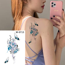 Load image into Gallery viewer, Small Fresh Cartoon Tattoo Stickers Waterproof Long Lasting Tattoo Stickers Temporary Body Art Tattoo Stickers For Women