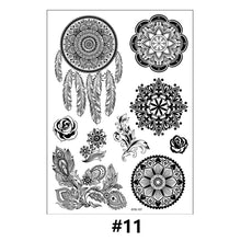Load image into Gallery viewer, Lace Tattoo Stickers Black Bow Tattoo Stickers Waterproof Long Lasting Tattoo Stickers Body Art Tattoo Stickers For Women