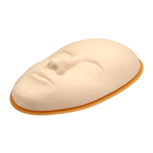 Load image into Gallery viewer, 5D Three-dimensional Silicone Tattoo Practice Mannequin Head Facial Tattoo Training Makeup Lip Eyebrow Tattoo Practice Head Model