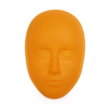 Load image into Gallery viewer, 5D Three-dimensional Silicone Tattoo Practice Mannequin Head Facial Tattoo Training Makeup Lip Eyebrow Tattoo Practice Head Model