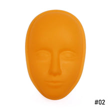 Load image into Gallery viewer, 5D Three-dimensional Silicone Tattoo Practice Mannequin Head Facial Tattoo Training Makeup Lip Eyebrow Tattoo Practice Head Model