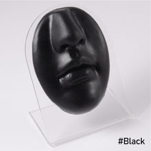Load image into Gallery viewer, Face Silicone Model With Clear Board Lipstick Model Puncture Training Model Nose Nail Nose Ring Lip Nail Display
