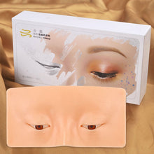 Load image into Gallery viewer, Professional Silicone Eyebrow Makeup Practice Board Thrush False Eyelashes Practice Makeup Practice Tool