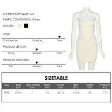 Load image into Gallery viewer, Women Summer Skinny Elastic Force Halter Neck Backless Vest Outfits High Waist Knitted Skirt Suit Two Piece Sets