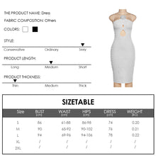 Load image into Gallery viewer, Summer Fashion Off Shoulder Laceing Suspenders Backless Hollow Waist Women Sexy Elegant Slim Fit Dress