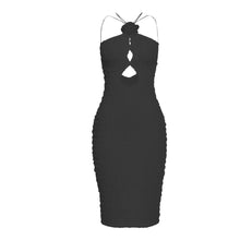 Load image into Gallery viewer, Summer Fashion Off Shoulder Laceing Suspenders Backless Hollow Waist Women Sexy Elegant Slim Fit Dress