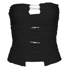 Load image into Gallery viewer, Super Hot Off Shoulder Tube Top Sexy Summer Slim Hollow Solid Color Strapless Vest For Women Party Dating Shopping