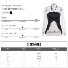 Load image into Gallery viewer, Solid Color Two-wear Halterneck Sling Summer Hot Sexy Sleeveless Strapless Fungus Lace Loose Women Crop Tops T-shirt Tube Top