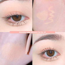 Load image into Gallery viewer, High-gloss Repair Stick Lying Silkworm Shadow Pen Natural Brightening Concealer Three-dimensional Double-eyed Lying Silkworm Pen
