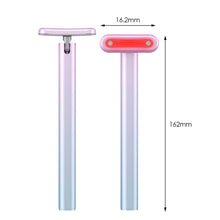 Load image into Gallery viewer, 4 In 1 Red Light Facial Skincare Tool Therapy for Face Neck EMS Microcurrent Face Massage Anti-Aging Skin Tightening Beauty Wand