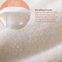 Load image into Gallery viewer, Facial Towel White Moisturizing and Hydrating Beauty Salon and Cold Hot Compress Mask Thickened Coral Fleece Face Towel