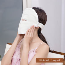 Load image into Gallery viewer, Facial Towel White Moisturizing and Hydrating Beauty Salon and Cold Hot Compress Mask Thickened Coral Fleece Face Towel