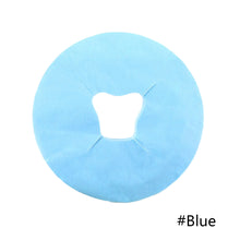 Load image into Gallery viewer, 100Pcs Disposable Massage Table Sheets Headrest Pads Face Pillow Cover Cushion Cover Massage Face Cradle Table Head Rest Cover