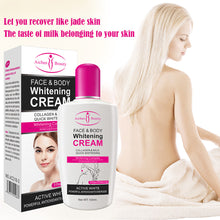 Load image into Gallery viewer, Collagen Milk Bleaching Face Body Cream Skin Whitening Moisturizing Body Lotion Skin Lightening Brightening Moisturizing Cream