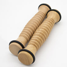 Load image into Gallery viewer, Wood Foot Massage Roller for Plantar Fasciitis Relief Deep Tissue Massage Tool Stress Relief Foot Massage Roller Relieve Stress