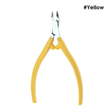 Load image into Gallery viewer, Nail Art Cuticle Nippers Cutter Pliers Silicone Handle Dead Skin Remover Manicure Clipper Scissor Pedicure Fingernail Trimming Tool