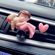 Load image into Gallery viewer, Car Air Vent Freshener Essential Oil Perfume Clip Scent Aromas Diffuser Decor Lovely Couple Fragrance Auto Interior Accessories