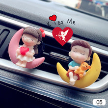 Load image into Gallery viewer, Car Air Vent Freshener Essential Oil Perfume Clip Scent Aromas Diffuser Decor Lovely Couple Fragrance Auto Interior Accessories