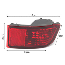 Load image into Gallery viewer, 1Pc Rear Bumper Reflector Light Tail Stop Brake Lamp Without Bulb Turn Signal For Toyota Land Cruiser Prado 120 Series 2003-2009