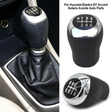 Load image into Gallery viewer, 6 Speed Car Gear Shift Knob Lever Shifter Handball For Hyundai Elantra GT Accent Solaris Avante Auto Parts
