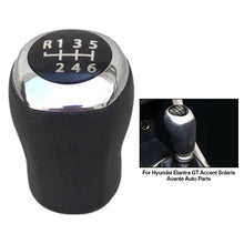 Load image into Gallery viewer, 6 Speed Car Gear Shift Knob Lever Shifter Handball For Hyundai Elantra GT Accent Solaris Avante Auto Parts