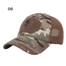 Load image into Gallery viewer, Military Tactical Baseball Caps Camouflage Army Soldier Combat Paintball Adjustable Classic Snapback Summer Sun Hats Men