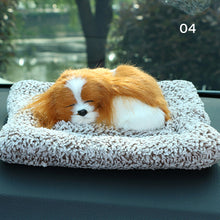Load image into Gallery viewer, Cute Plush Simulation Sleeping Cats Dogs Car Dashboard Ornaments Decor Automobiles Decoration Interior Gift Auto Accessories